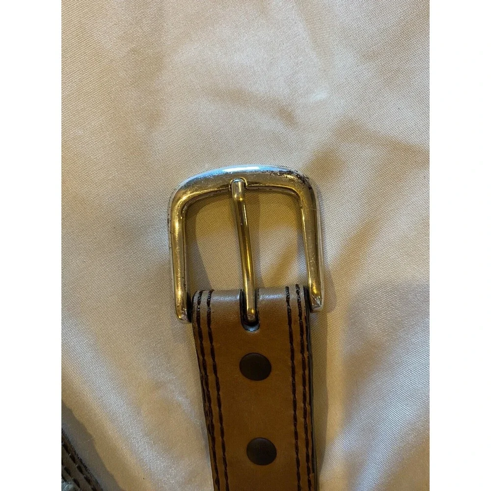 High Quality‎ Camouflage Canvas and Leather Belt Men's size 46